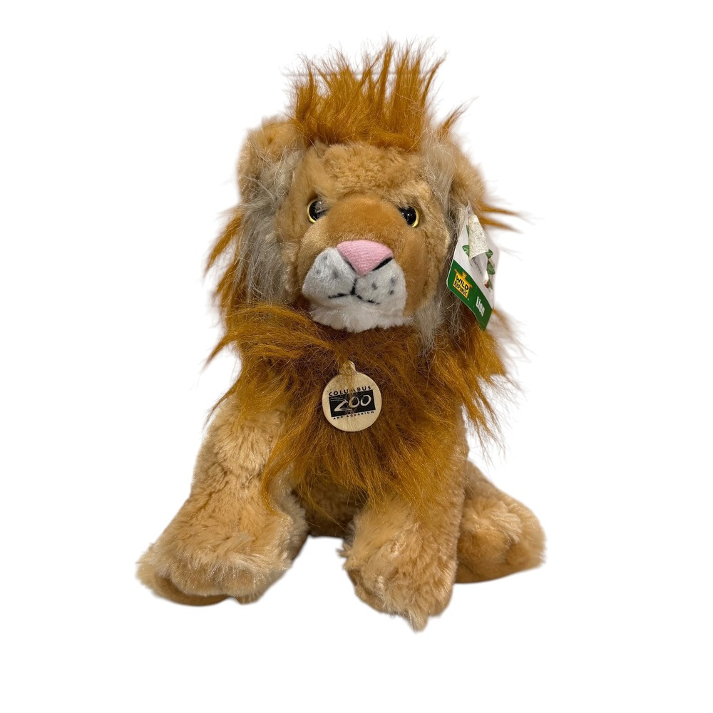 Wild Republic Columbus Zoo Lion Plush CuddleKins Stuffed Animal 12 Inch 10938 CK